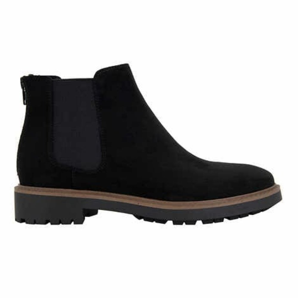 KENSIE Women's Black Suede Booties